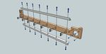 Attach the X-Axis Rails to the X-Axis Rail Support